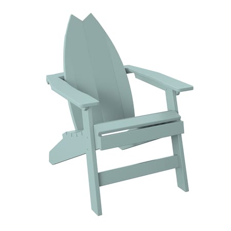 Polybird SURFBOARD ADIRONDACK-TAIL CHAIR.        SAGE POLYBIRD P80