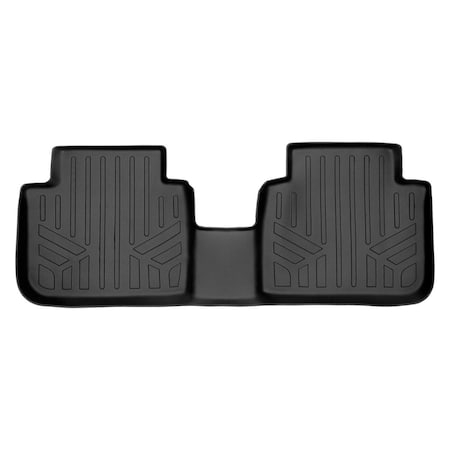 Smartliner Custom Fit Floor Mats 2nd Row Liner for 2023 Honda HR-V, Black SB0621