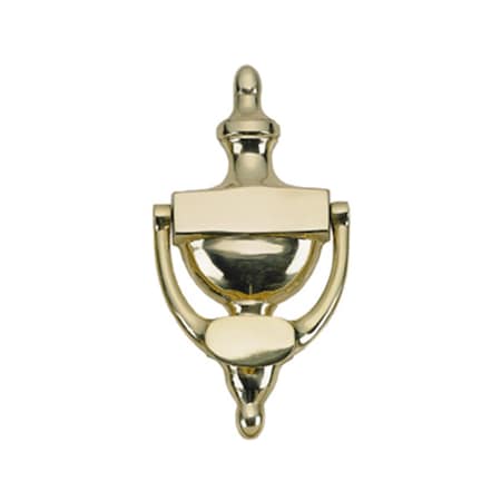 Camp Usa Traditional Door Knocker 6 in. Polished Brass CA2531793