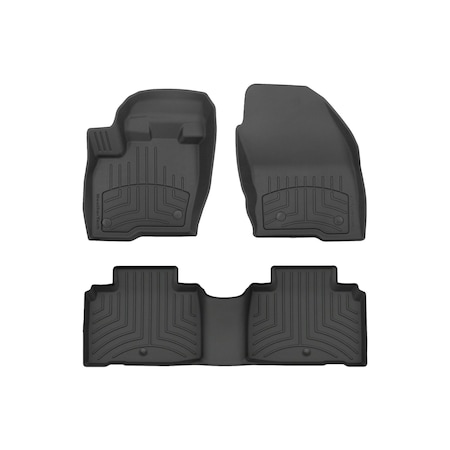 Weathertech Black, Front and Rear FloorLiner HP 44845-1-2IM