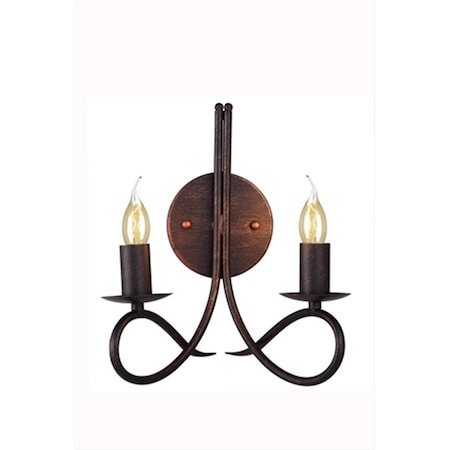 Lighting Business Lyndon Wall Lamp - Dark Bronze - 10 W x 12 H in. LI3502870
