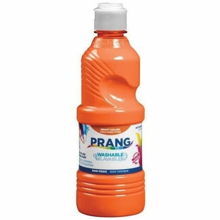 Prang Washable Tempera Paint, Orange, 16 oz, 6PK 10702