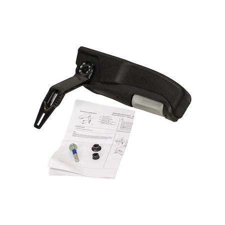 Uni Pro Armrest Fits 136 or Grammer 531 Seat Black Dura-Tex Molded Left-Hand 7885