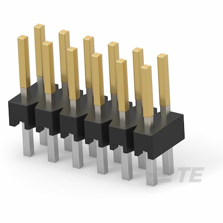 Te Connectivity 12 MODII HDR DRST B/A .100CL LF 5-146256-6