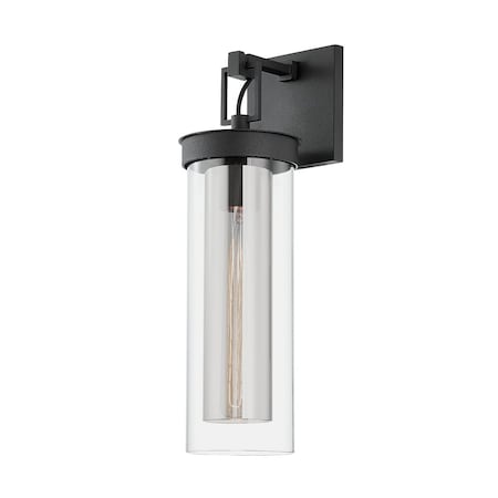 Troy Lighting Pira 1 Light Wall Sconce 5 In. Textured Black B8215-TBK