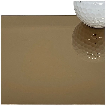 Zoro Select Colored SS Sheet, Square, 48 in Overall W T22 Prestige Rosygold Mirror 20Gx48x48