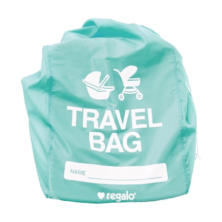 Regalo Baby Turquoise Travel Bag 16.5 in. H X 34.5 in. W 9990 T