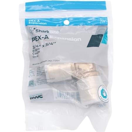 Sharkbite PEX-A Brass 3/4'' Elbow UAB256LFA