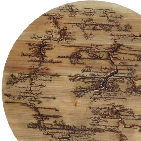 Homeroots 18" X 18" Black And Brown Wood Hanging Wall Decor 636030