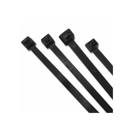 Anchor Brand UV Stabilized Cable Tie, 175 lb Tensile Strength, 48 in L, Black, 50 EA/BG, 50PK 102-48175UVB