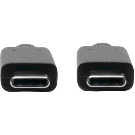 Eaton EATON USB-C Cable M/m, USB 3.2, Gen 2 10 Gbps, 5a 100w Rating, Usb-if U420-C03-G2-5A
