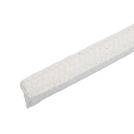 Zoro Select Rope-StyleCompressPkSeals, PTFE, 3/8in, Wht ZUSA-CP-953