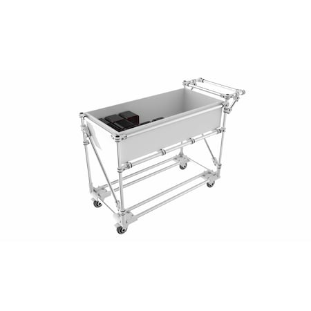 Trilogiq Bin Cart With Push Handle . 109-1