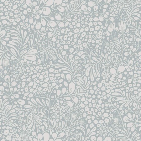 A-Street Prints Siv Light Blue Botanical Wallpaper 2932-65130