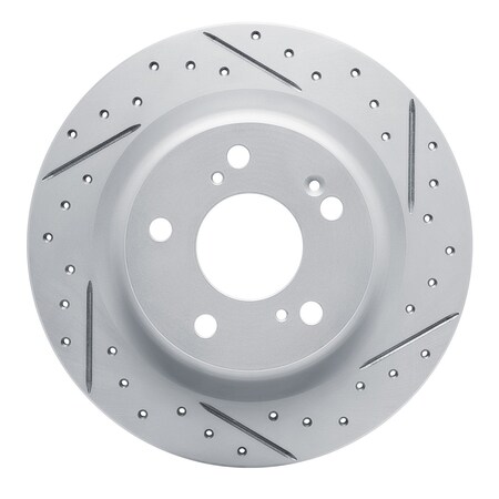 Dynamic Friction Co DFC Geoperformance Rotor - Drilled and Slotted 830-59067R