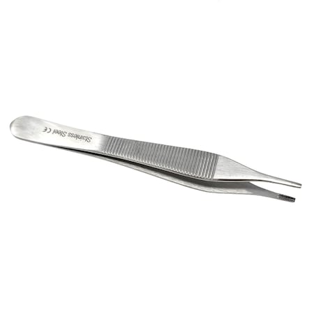 A2Z Scilab Hollow Handle Tweezers, 9x9 Teeth, 4.75 inches, Curved, Stainless Steel A2Z-ZR-248-01-SU