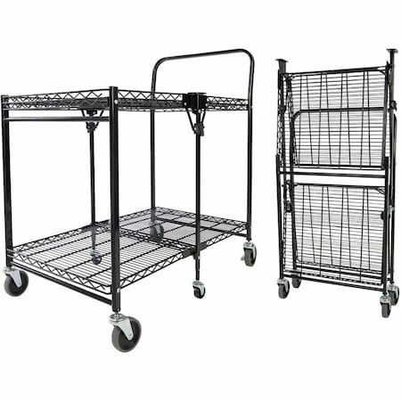 Bostitch Large Stowaway Folding Utility Cart, Black BSAC-LGBLK
