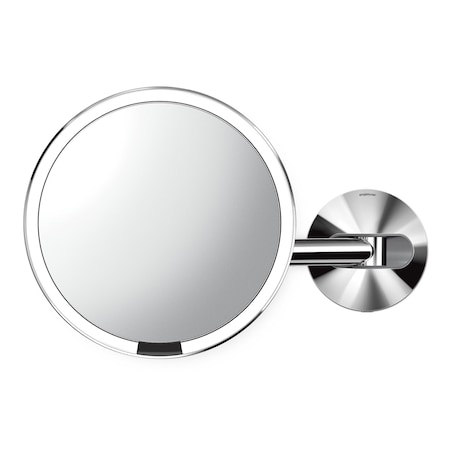 Simplehuman Makeup Mirror, Round, 9 in. H, With Frame ST3016