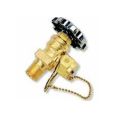 Western Enterprises Valves, Shut-Off Valve, 200 psi, Brass, No Outlet Protection, Fuel Gas 312-WSV-1-2P