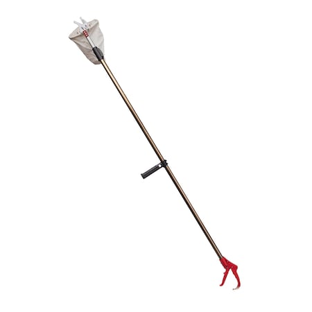 Kings County Tools 10 ft Fruit Picker Pole w/ Basket Telescoping Fruit Grabber Reacher Tool w/ Branch Cutter GW11G12-18