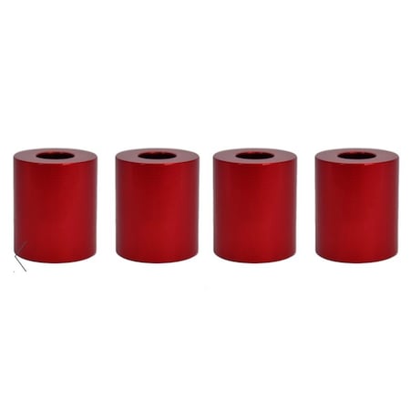 True Spike LGS001PR Lug Nut Sleeve Covers, Red TSL-LGS001PR