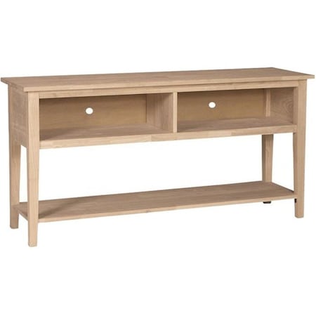 International Concepts EnteRTAinment / TV Stand, 60", Unfinished TV-8