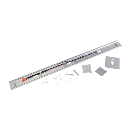 Keystone Wall Mounting Kit for 4' Series A Linear Arch Fixtures. Silver KT-LALED-4A-WM-KIT-S