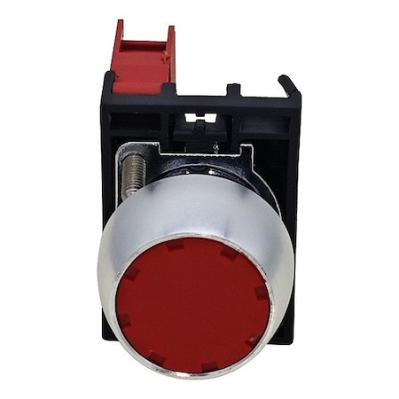 Dayton Push Button Operator, Flush, Momentary Action, Not Applicable Release, Non-Illuminated, Red GGS_116334