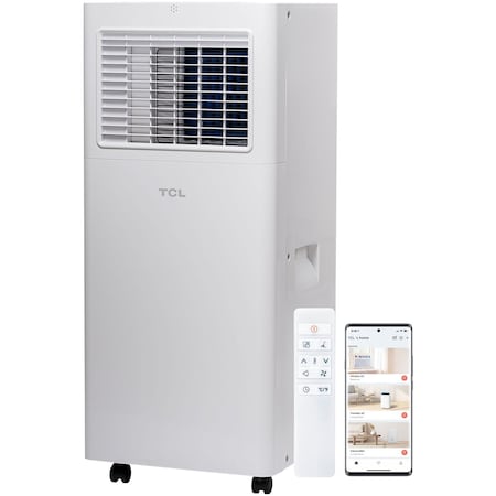 Tcl 6,000 BTU SACC 9,500 BTU ASHRAE Smart Portable Air Conditioner H6P44W
