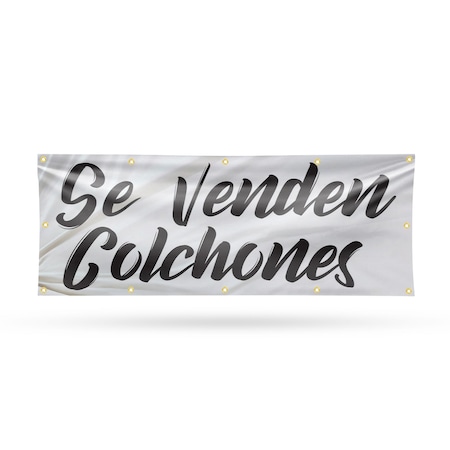 Signmission Se Venden Colchones, 48 Inch x 120 Inch, Vinyl Banner B-120-30850
