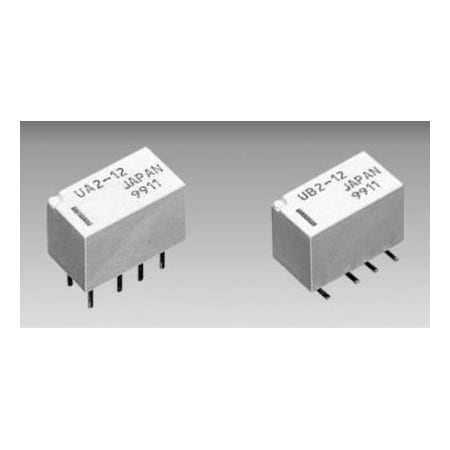 World Products Power/Signal Relay, 2FormC, DPDT, Momentary, 0.028A(Coil), 5VDC(Coil), 140mW(Coil), UA2-5NU