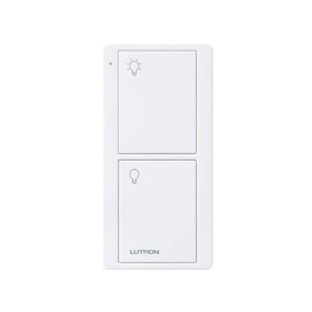 Lutron Wireless Remote Control, 2 Buttons, Ivory PJ2-2B-GIV-L01
