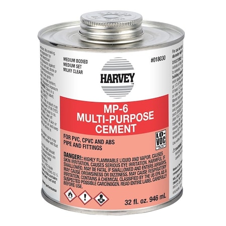 Harvey, Wm H, Co 12 CEMENT QT ALL PURPOSE 018030