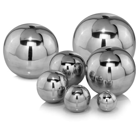 Homeroots 6" X 6" X 6" Buffed Polished Sphere 354594