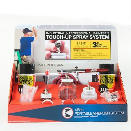 Preval V FAN AIRBRUSH COMPLETE KIT PR100