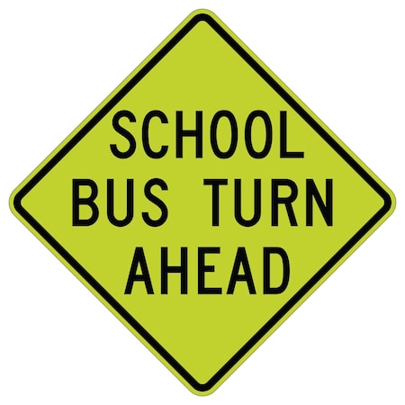 Sign Solutions Usa Traffic Sign, 36 in Width, Aluminum Sign, Diamond DUS06DFG3636S3-2