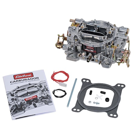 Edelbrock 1904 AVS2 Carburetor 500 CFM with Manual Choke, Satin E11-1904