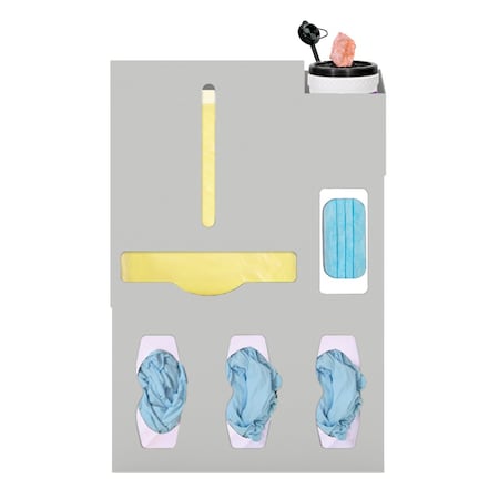 Origin Dispensing Solutions Protective Wear Organizer-Customizable Space Saver-ABS-Beige PS19X02BG