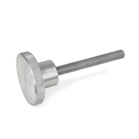 J.W. Winco Knurled Screws, Hand Knobs 3T75KR1