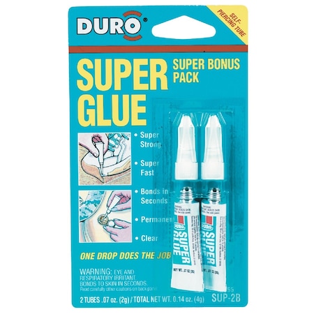 Duro 0.07 Oz. Liquid Super Glue, 2PK 1347649