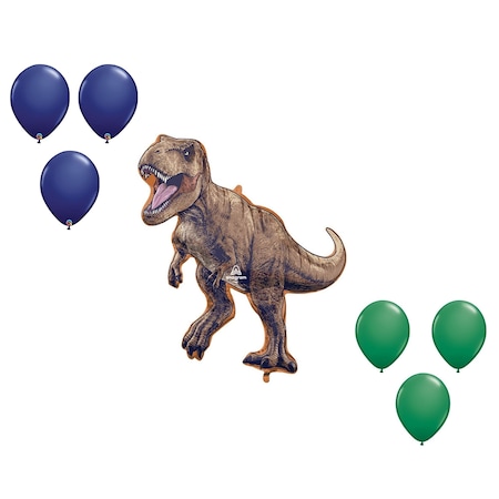 Loonballoon 31 Inch Jurassic World Balloon Shape Set 6x latex 96014