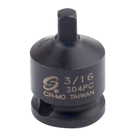Sunex 3/8 inDr 3/16 inMale Pipe Plug Sck 304PC