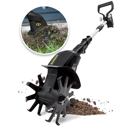 Sun Joe 24V iON+ Cordless 6-In. Cutting Garden Tiller/Cultivator (No Battery+Charger) 24V-TLR-CT