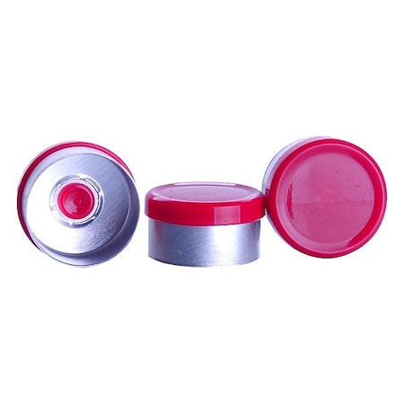 Wheaton Lab Bottle Caps, Red, 13 mm Dia, PK285 W988009-S
