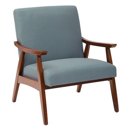 Osp Home Furnishings Davis Chair, Klein Sea DVS51-K21