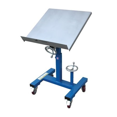 Vestil Mobile Tilting Work Table, 300 lb, 24 x 24 WT-2424