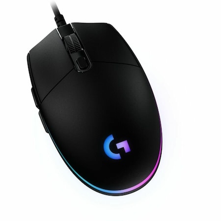 Logitech G203 Gaming Mouse - Cable - Black - USB - 8000 dpi - 6 Button(s) - 1 910-005790
