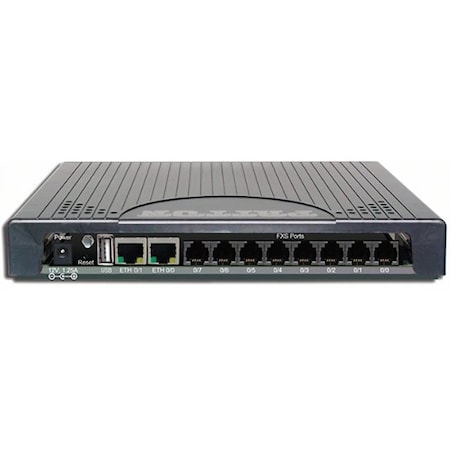 Patton SmartNode VoIP Gateway, 2 FXS, 2 FXO, 4 VoIP Calls or 4 SIP-SIP Calls SN4141/2JS2JO4V/EUI