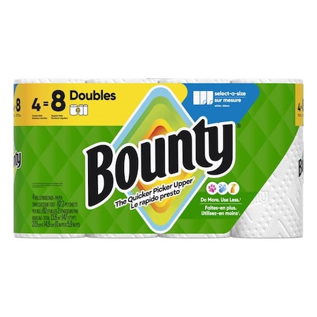 Bounty Paper Towels 82 sheet 2 ply, 4PK 80798323