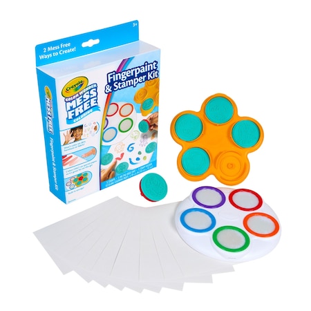 Crayola Color Wonder Fingerpaint Stamper Kit 75-7177